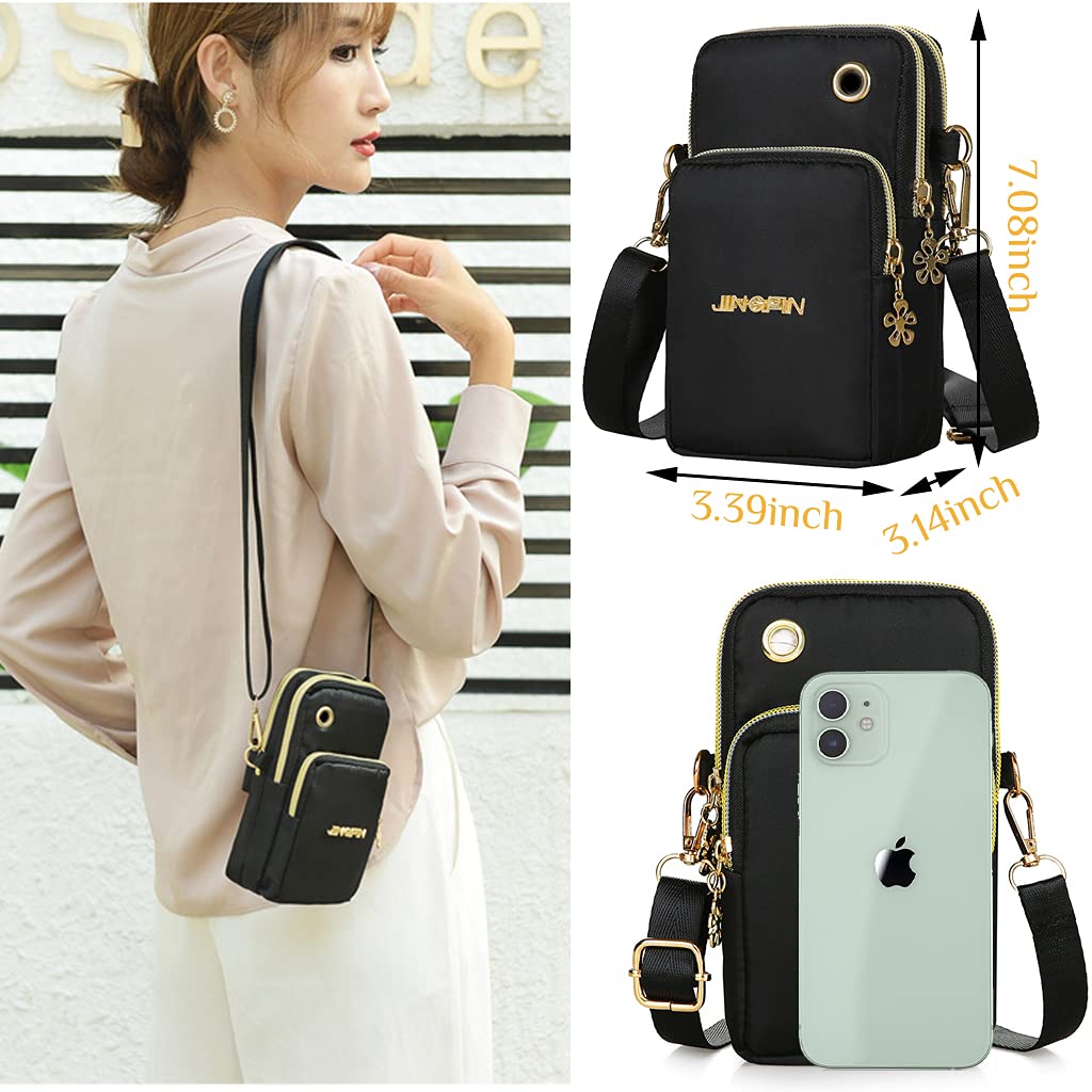 PALAY Small Cross Body Bag, Multifunction 3 Layer Mini Crossbody Shoulder Bag Phone Purse Armband with Headphone Port for Teens Girls Ladies Women (Multi-color1) PALAY Small Cross Body Bag, Multifunction 3 Layer Mini Crossbody Shoulder Bag Phone Purse Armband with Headphone Port for Teens Girls Ladies Women (Multi-color1)